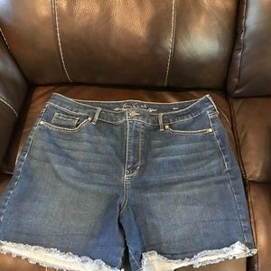 Gloria Vanderbilt Jean shorts, size 16.